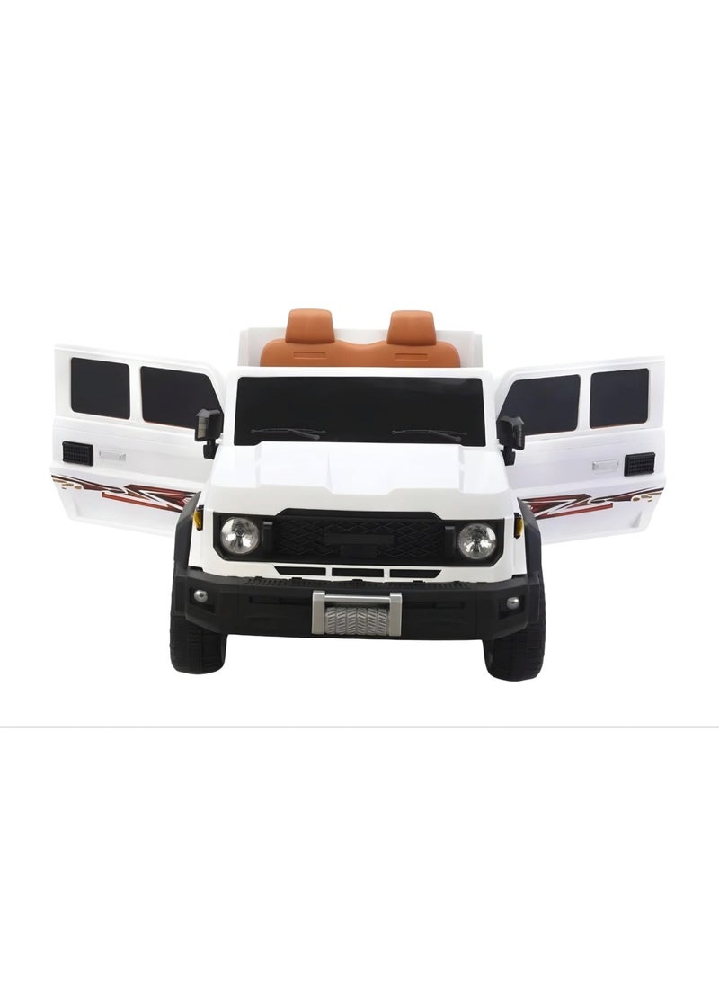 Electric Pickup Ride-On Car for Kids 12V, 4 Motors, LED Lights, Bluetooth & Music - Image 3